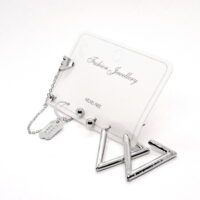 Toptan Gümüş Renk Kombin Küpe Good Luck Üçgen - 1009 5 c875cc5b843841c9a0758c11804b8ccc-toptan taki