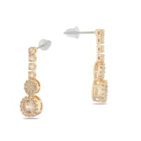 Toptan Altın Renk Menğeç Zirkon Küpe - 1248 6 13b1ab29fbf442ae8ebaff6d66b41a35-toptan taki