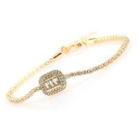 Toptan Altın Renk Zirkon Bileklik - 1289 5 154fb79b454d419292e3f6876f940e84-toptan taki