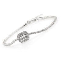 Toptan Gümüş Renk Zirkon Bileklik - 1290 5 7b60a37d157c44c8967c06529d5e69f1-toptan taki