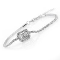 Toptan Gümüş Renk Zirkon Bileklik - 1280 5 c039862183f540088187b62baeddb04e-toptan taki