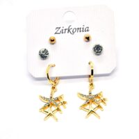 Toptan Altın Renk Büyük 3 Yıldız Zirkon Küpe - 1085 8 e67af96ad6ae456dbc42aa77ff430317-toptan taki