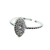 Toptan Gümüş Renk Mekik Motif Zirkon Yüzük Ayarlabilir Her Parmağa Olur - 1507 5 969b3328081042eabcd885d354ce2fd4-toptan taki