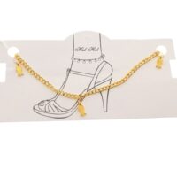 Toptan Altın Renk Sf Lale Halhal  - 1815