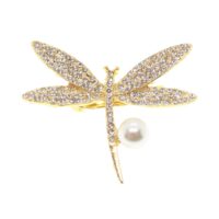 Toptan Altın Renk Yusufcuk Model Broş - 1728