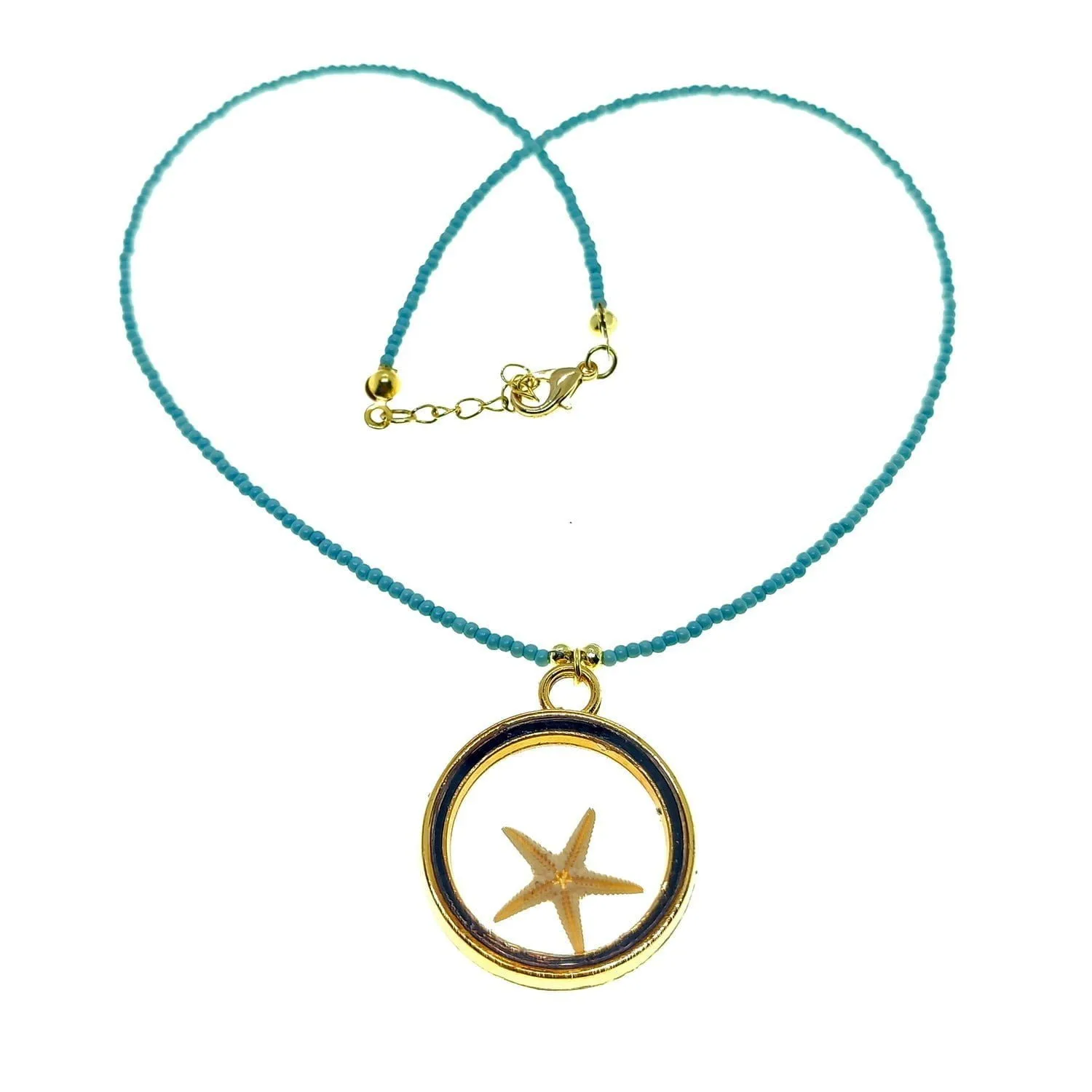 Toptan Altın Renk Kristal Cam Boncuk Karışık Yazlık Kolye - 2155 - Görsel 3