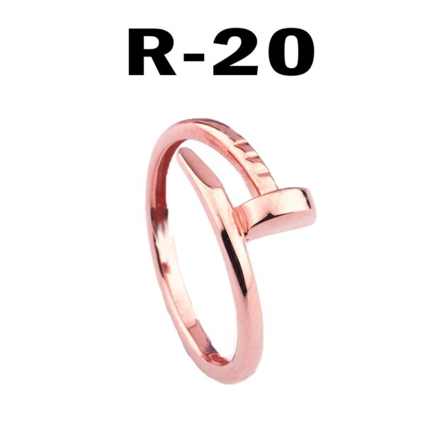 Toptan Kartier Model Çivi Yüzük Unisex Model - 2168 - Görsel 15
