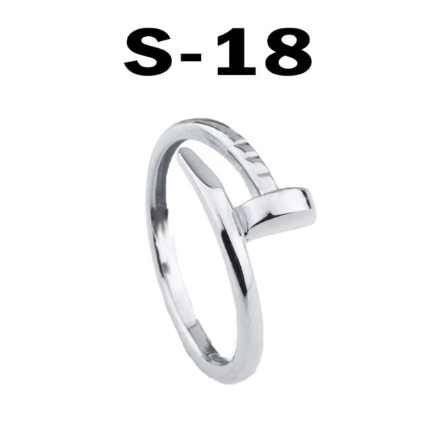 Toptan Kartier Model Çivi Yüzük Unisex Model - 2168 - Görsel 9