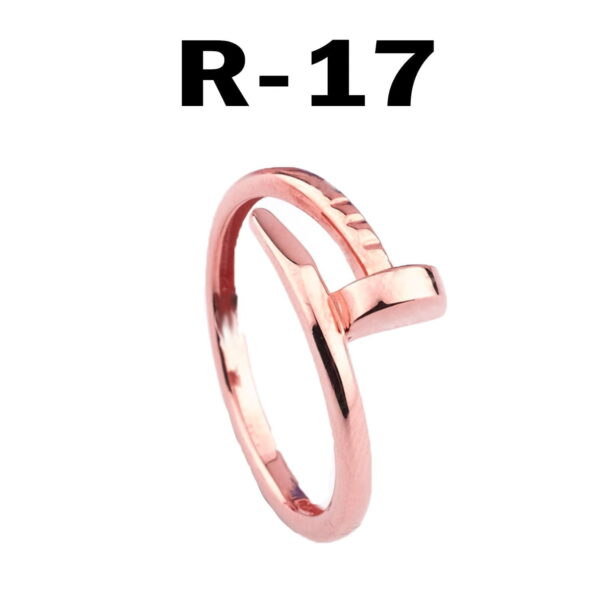 Toptan Kartier Model Çivi Yüzük Unisex Model - 2168 - Görsel 12