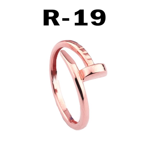 Toptan Kartier Model Çivi Yüzük Unisex Model - 2168 - Görsel 14