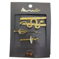 Toptan Altın Renk Yılan Kombin Yan Toka - 2273