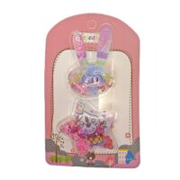 Toptan Renkli Kadın Kız Tavşan Yıldız Şirin Toka - 2197