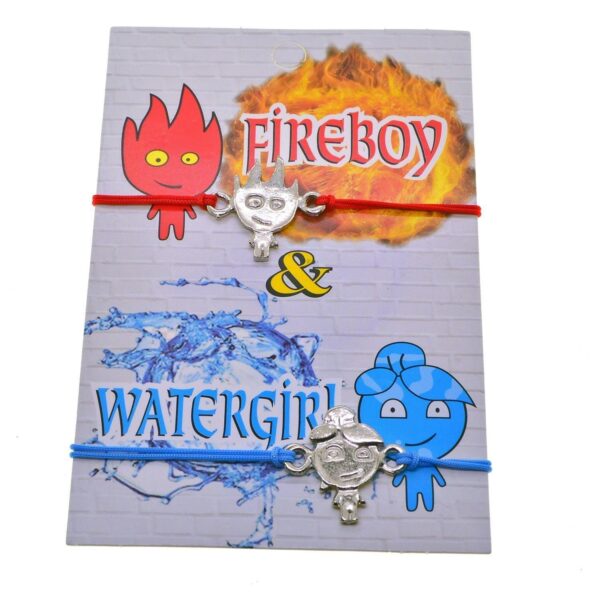 Toptan Ateş Ve Su Fireboy And Watergirl Arkadaş Bilekliği - 2318