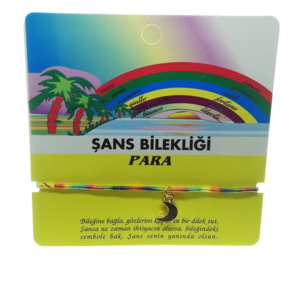 Toptan Altın Renk Karışık Arkadaş Şans Bilekliği - 2293 - Görsel 13
