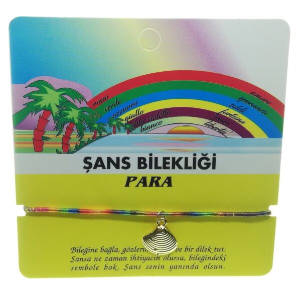 Toptan Altın Renk Karışık Arkadaş Şans Bilekliği - 2293 - Görsel 6