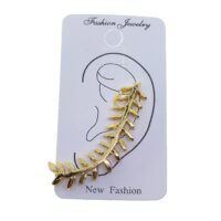 Toptan Altın Renk Kılçık Model Taşlı Kıkırdak Küpe - 2379