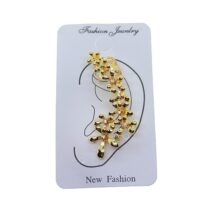 Toptan Altın Renk Çiçek Model Taşlı Kıkırdak Küpe - 2383 5 cfc5466537104bf99c9a005765cba6da-toptan taki