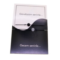 Toptan Altın Renk Gündüz Gece Arkadaş Şans Bilekliği - 2689 9 05c4273c0e7c4539ae5ad6fe82ace2cc-toptan taki