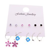 Toptan Gümüş Renk Papatya Kombin Karışık Küpe - 2701 7 1a27a8a4972148839391265efbde42c3-toptan taki