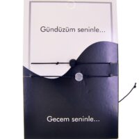 Toptan Altın Renk Gündüz Gece  Arkadaş Şans Bilekliği - 2689