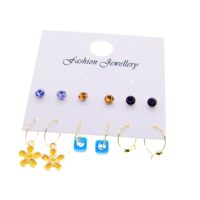 Toptan Altın Renk Papatya Kombin Karışık Küpe - 2702 5 46c91c104c9b40ec9f4107f0e582c332-toptan taki