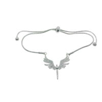 Toptan Gümüş Renk Mikail Asansör Çelik Bileklik - 2600