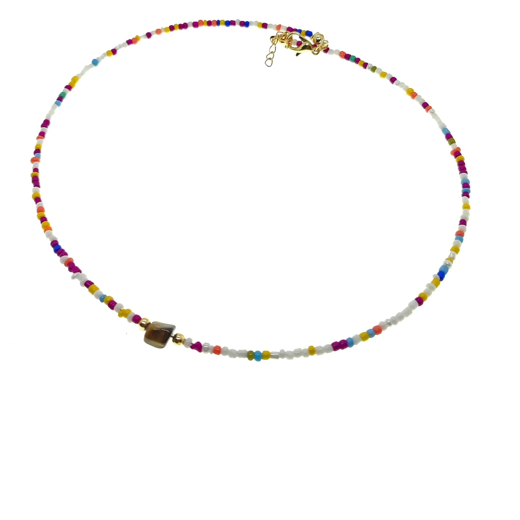 Toptan Altın Renk Kum Boncuk Karışık Yazlık Kolye - 2156 13 Toptan Altın Renk Kum Boncuk Karışık Yazlık Kolye - 2156 - Görsel 11