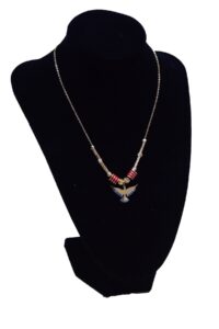 Toptan Altın Renk Kuş  Çelik Kolye - 2488