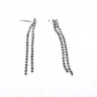 Toptan Gümüş Renk İki Sıra Şerit Zirkon Küpe - 2876 7 0c486593b0cf427cb14b697a07e138e1-toptan taki