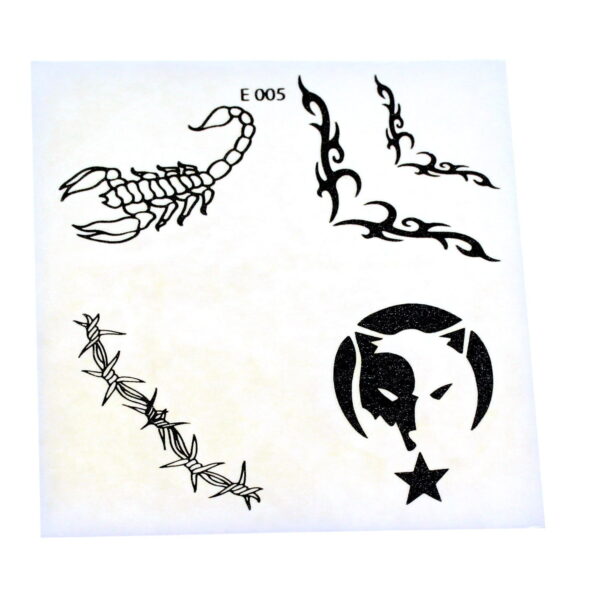 Toptan Unisex Karışık 12 Adet Geçici Dövme Tattoo - 2900