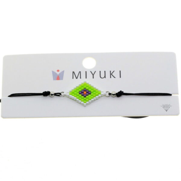 Toptan Altın Renk Baklava Model Miyuki Bileklik - 2948