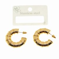 Toptan Altın Renk Halka Küpe Vip Kararmaz Solmaz Çelik Küpe - 3035 6 0ad063aeb520426f9b8a22b560e15564-toptan taki