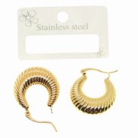 Toptan Altın Renk Çengelli Tombul Halka Küpe Vip Kararmaz Solmaz Çelik Küpe - 3037 16 43a1b872787b463cbe98ca11b45baa96-toptan taki