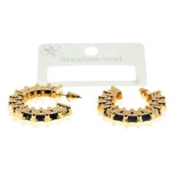 Toptan Altın Renk Çizgi Halka Küpe Vip Kararmaz Solmaz Çelik Küpe - 3026 14 82d79a4c484c44509af067b8e1cf940a-toptan taki