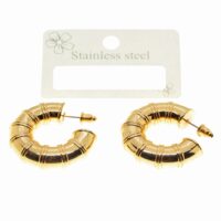 Toptan Altın Renk Halka Küpe Vip Kararmaz Solmaz Çelik Küpe - 3035 7 e345bbe54e2341dab3b4a5b4439e0bf3-toptan taki