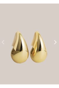 Toptan Altın Renk Göz Yaşı Bottega Küpe Kadın Damla Küpe Vip Kararmaz Solmaz Çelik Küpe - 3013 13 0ea7577b0aac452192aacaf51025e790-toptan taki