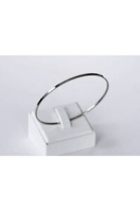 Toptan Gümüş Renk 1 Adet İnce Ajda Bilezik, Bileklik - 3221