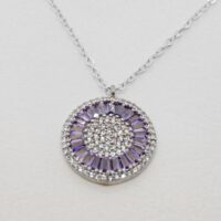 Toptan Gümüş Renk Zirkon Taşlı Yuvarlak Baget Model Zirkon Kolye - 2076 14 6df4b7e3b0fa427792a4971f42d1f8ff-toptan taki
