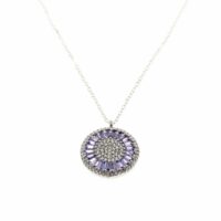 Toptan Gümüş Renk Zirkon Taşlı Yuvarlak Baget Model Zirkon Kolye - 2076 21 a73809240289493c87dd628a135cc187-toptan taki