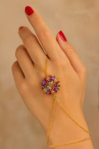 Toptan Altın Renk Güneş Mekik Çelik Şahmeran - 3525