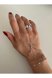 Toptan Gümüş Renk Sf Ezme Zincir Pullu Ince Zincir Çelik Şahmeran - 3220
