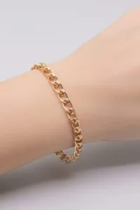 Toptan Altın Renk Eski Tilki Model Unisex Bileklik - 2704