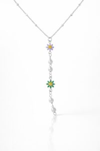 Toptan Gümüş Renk Ezme Zincir Çiçek İnci Ye Model Çelik Kolye - 3838 7 2ad8696a2fec417eb07212368c7f3f26-toptan taki