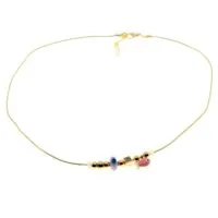 Toptan Altın Renk Pembe Mineli Balık Pandora Model Zirkon Kolye - 2984 6 Toptan Altın Renk Pembe Mineli Balık Pandora Model Zirkon Kolye - 2984 - Görsel 2