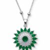 Toptan gümüş Renk Yeşil Taş Güneş Model Top Zincir Çelik Kolye- 3861 1 25a29548f82f4dd6a23d3e926dfac21d-toptan taki