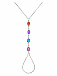 Toptan Gümüş Renk Oval Zirkon Taş Çelik Şahmeran - 3895 6 8dc18e47bd014dda8986fad54e336227-toptan taki