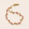 Toptan Altın Renk Pembe Renkli Zirkon Taşlı Lale Çelik Bileklik - 3924 2 8e66bc0cd6f741bb8426c7ea65ab0b61-toptan taki